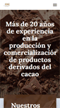 Mobile Screenshot of chocolatesindustriales.com